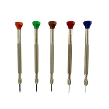 Horotec MSA01.225 Watchmaker Screwdriver Set 5 Pieces, 0.60 mm to 1.50 mm