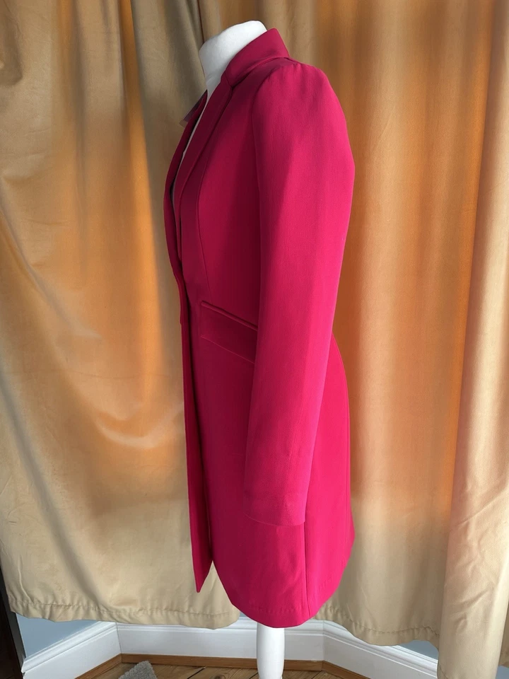 Guess Pink Fuchsia Trench Coat Size S / 8/10 New with tags - Image 3 of 4