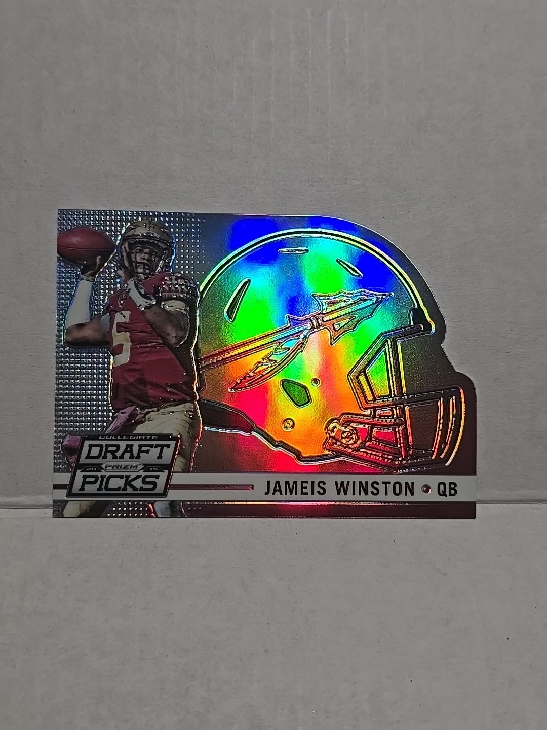 Jameis Winston Panini Prizm Collegiate Draft Picks Helmet Die-Cuts #18 Base