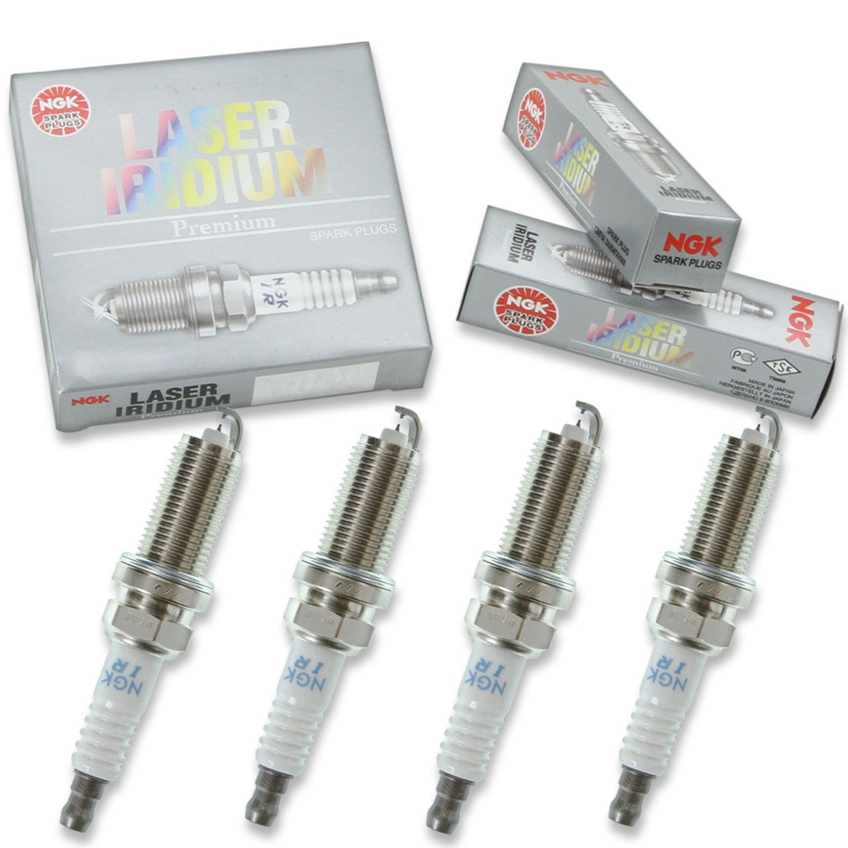 4 pc NGK 98376 DILFR5A-11D Laser Iridium Spark Plugs for PKH16TT IKH16TT hr