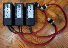 Middle Atlantic RLM-20-1C 20AMP Module 120V set of 3 Power cables are 2ft