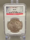 1922 Peace Silver Dollar $1 - NGC MS64