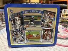 2024 Topps Archives Baseball Ronald Acuna Jr Collector Lunch Box Tin Braves