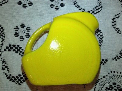 FIESTA MINI DISK PITCHER DAFFODIL YELLOW  5 OZ. NEW. GREAT CREAMER. 2 AVAILABLE.