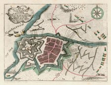 Litauen Klaipeda Original Kupferstich Kilian 1760