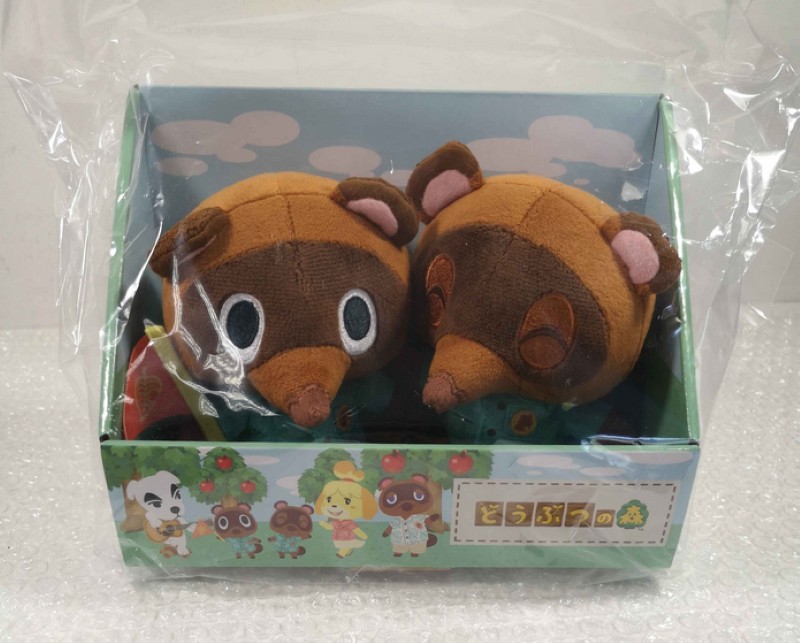 Peluche Animal Crossing New Horizons Timmy et Tommy pour décorer une chambre geek