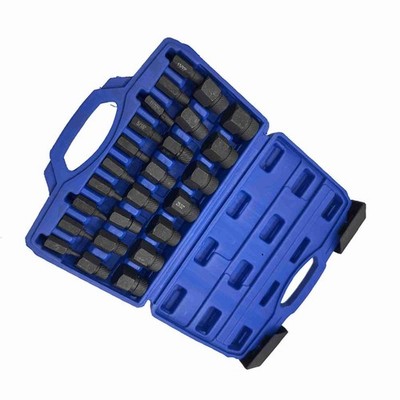 25PCS Hex Screw Extractor Set Hohe Härte-40Cr Multi Functional Beschädigte CU