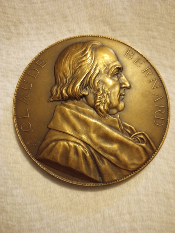 1879 Claude Bernhard Commemorative Medal