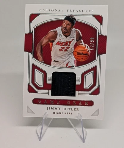 2022-23 Panini National Treasures - Game Gear Jimmy Butler #GG-HMJ /99 Free Ship