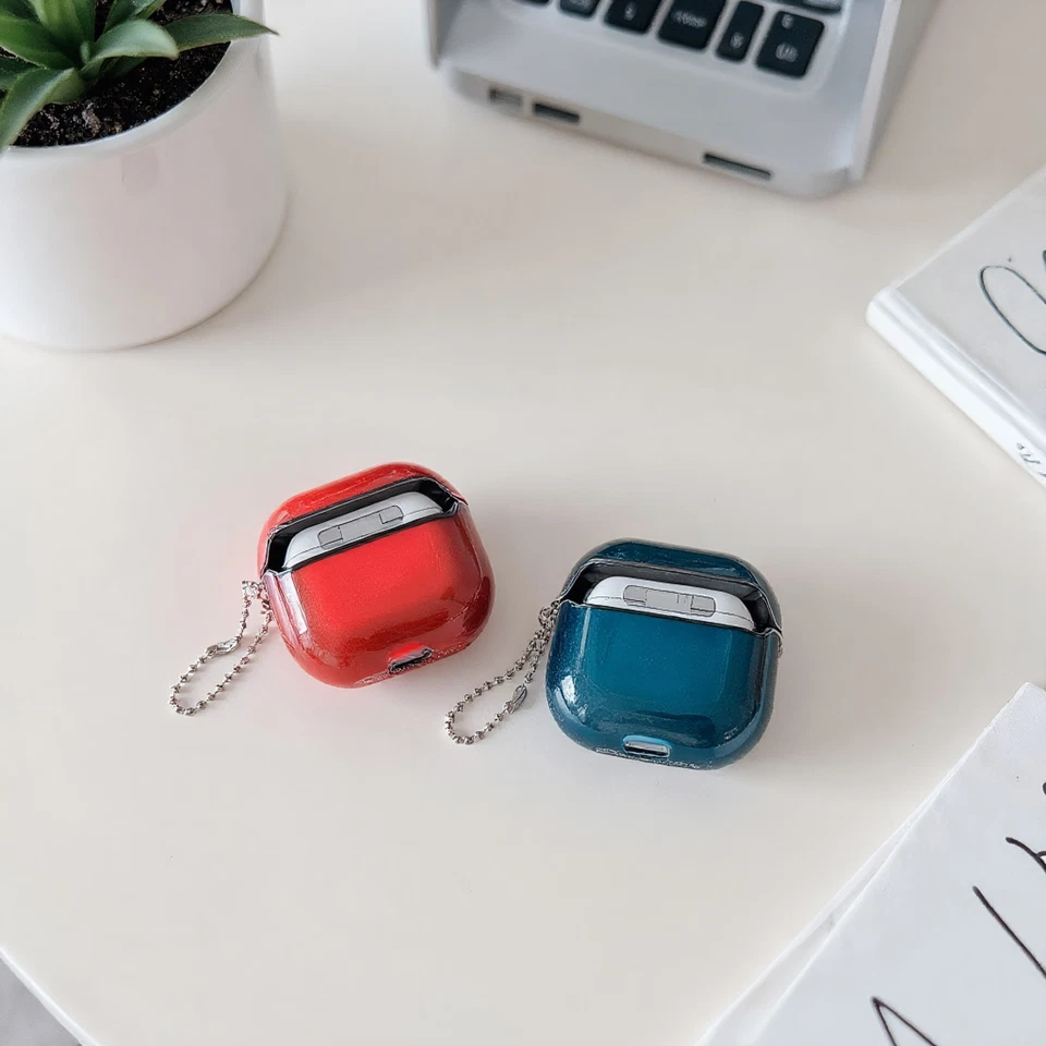 Funda protectora Brilla en la Oscuridad Arenas Movibles para AirPods 1/2, 3, 4, Pro 1 2 Foto 3 de 4