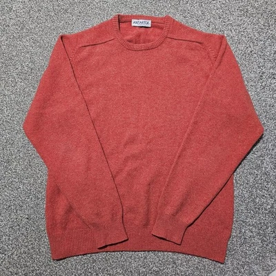Vintage Antartex Red 100% Pure New Woolmark Lambswool Crewneck Sweater Size M (L - Image 1 of 4