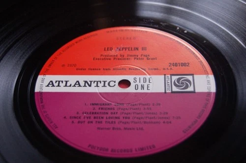 LED ZEPPELIN - LED ZEPPELIN III - 1970 UK 1st PRESSING - EX!!!