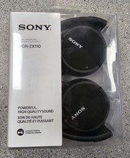 Brand New/Sealed Sony MDR-ZX110 Wired Stereo Headphones   Black