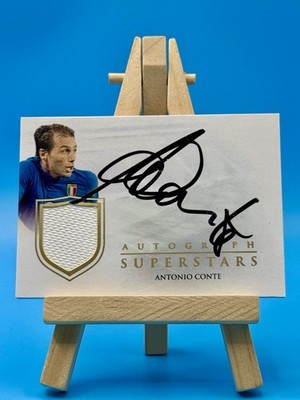 Antonio Conte | 2018 Futera Superstars Autograph & Patch /30 - Italy & Chelsea