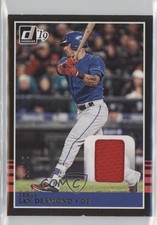 2019 Panini Donruss Retro 1985 Materials Gold 14/99 Ian Desmond #85M-ID s1i