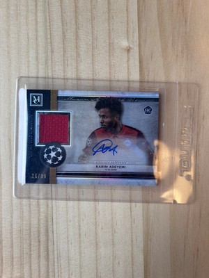 Topps Museum Collection Karim Adeyemi Auto Patch 25/99 Rookie Card