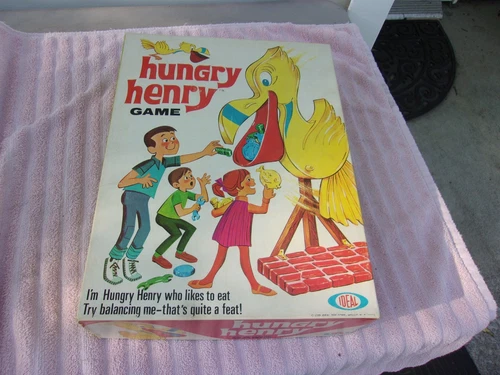 vtg  1969 Hungry Henry Game Ideal Board Game