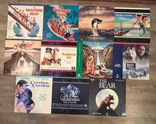 Laser Disc Lot Of 11 Family Movies Beethoven Brady Bunch Flipper Free Willy