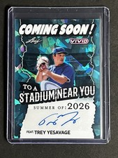 2025 Leaf Vivid Trey Yesavage Green Cracked Ice 5/10 Auto Coming Soon