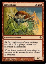 Lithophage R Duel Decks: Venser vs. Koth 57 NM