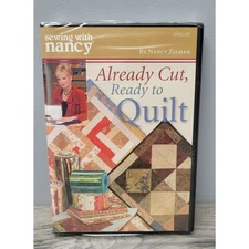 sewing with nancy By Nancy Zieman Already Cut, Ready to Quilt NEW DVD SN2212D