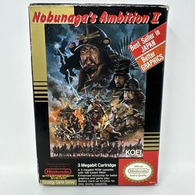 Nobunaga's Ambition II (Nintendo Entertainment System, 1991) NES CIB TESTED!