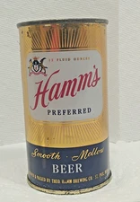 Hamm Prefered Flat top beer Can