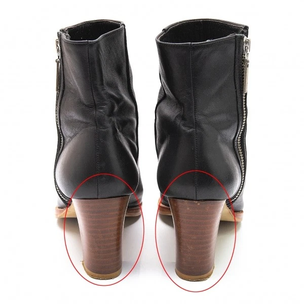 Botas de cuero Y's punta abierta talla EE. UU. aproximadamente 7,5 (K-98077) Foto 4 de 4