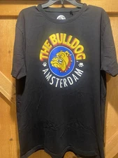 Bulldog Amsterdam Coffee Shop Black Shirt Genuine Men’s Size XXL (fits Like XL)