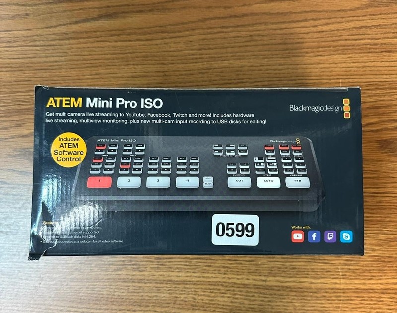 Blackmagic Design ATEM Mini Pro ISO HDMI Live Stream Switcher