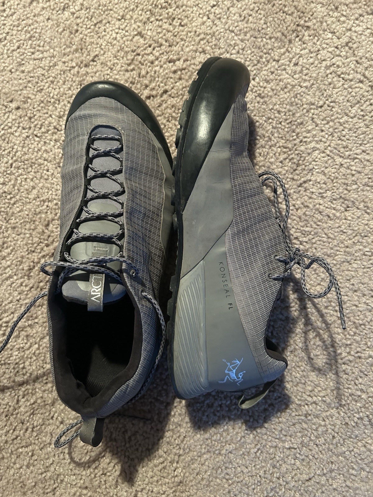 Arc'teryx Konseal FL Approach Goretex Shoes Waterproof Climbing Gray Men’s 9