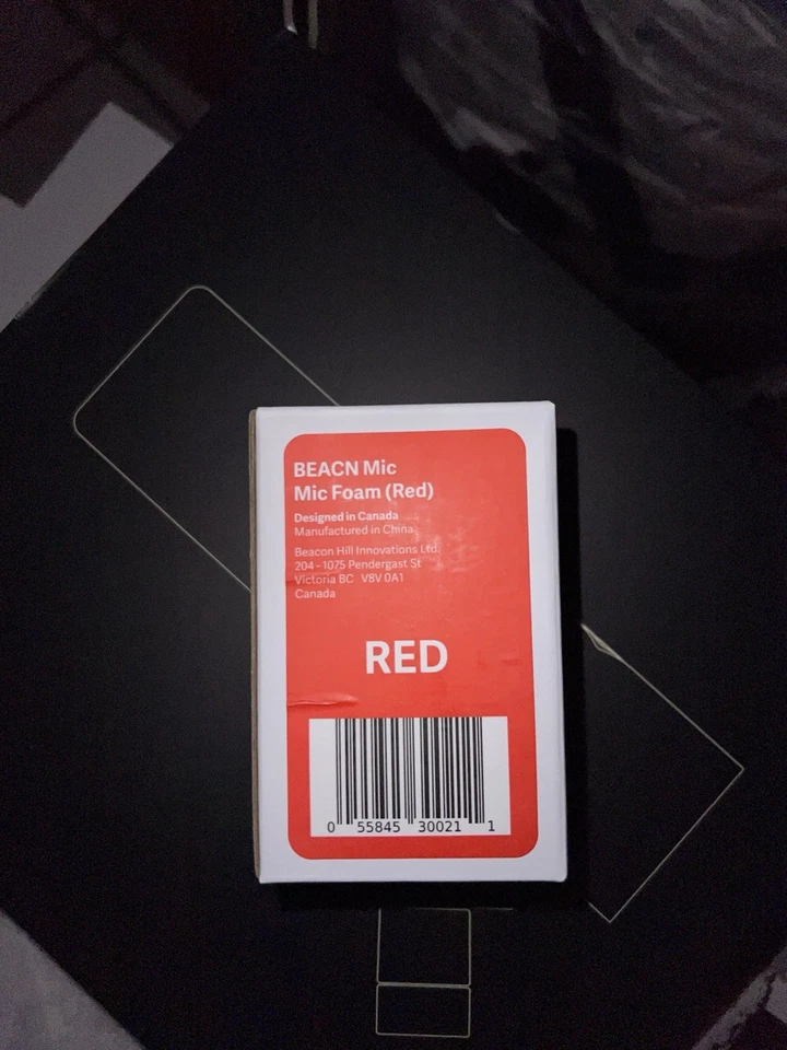 BEACN Mic, Arm, and Extra Mic Foam (Red). Only Used A Few Times. (Read Bio) - Image 2 of 3