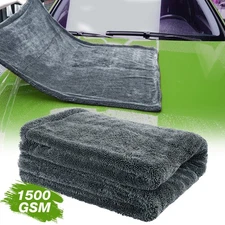 Microfiber Cleaning Cloth 24'' x 36" Water Absorbing Car Wash Towel 1500GSM