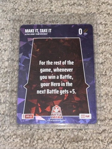 2024 Bo Jackson Battle Arena Alpha Blast Play HTD-29 Make It, Take It SSP
