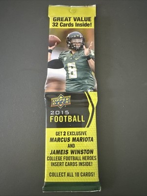 2015 Upper Deck NFL Football   Factory Sealed Value Rack Pack (32 Cards)
