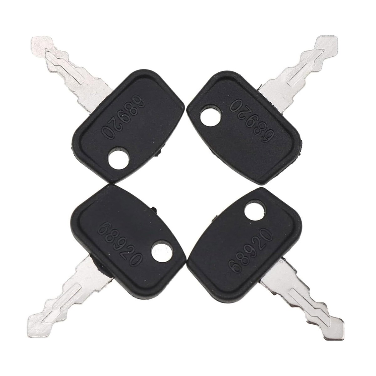 4X Ignition Keys For Kubota B26 BX25 BX1860 BX2350 BX2360 BX2370