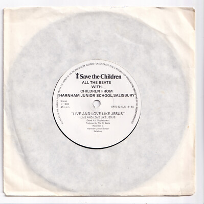 (AF650) All The Beats/HJS, Live & Love Like Jesus - 1982 - 7 inch vinyl