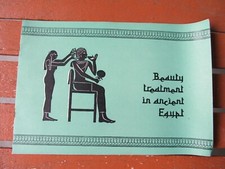 Beauty Treatment In Ancient Egypt 1954? booklet Egyptian Tourist Administration