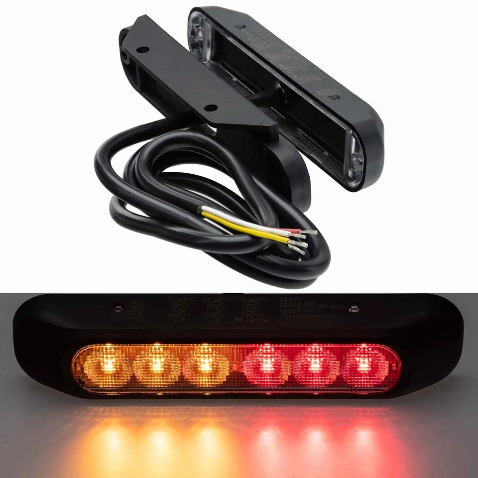 2x Rückleuchten LED Heckleuchten Anhänger 3 Funktionen 12V 24V E9 EMV SMD IP68 - Bild 3 von 4