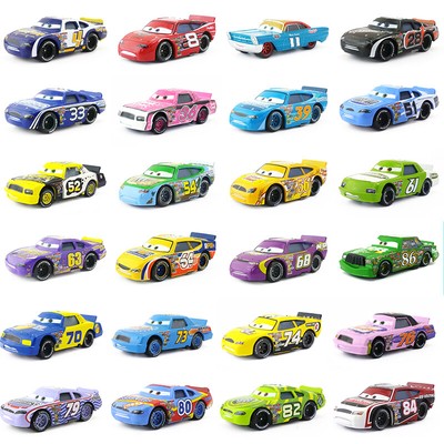 Disney Pixar Cars Racers No.4-No.123 1:55 Loose Metal Model Toy Car