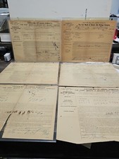 Domestic Bill of Lading Cotton Bill Fort Worth & Denver Railway 1900 Lot Of 6