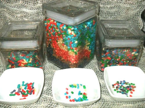 LOT of  BEADS ACRYLIC Jewelry Crafts Multi-Color 3 TYPES-BOW ROUND STAR You Pick
