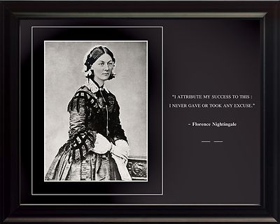 Florence Nightingale Photo Picture, Poster or Framed Famous Quote ''I attribute''