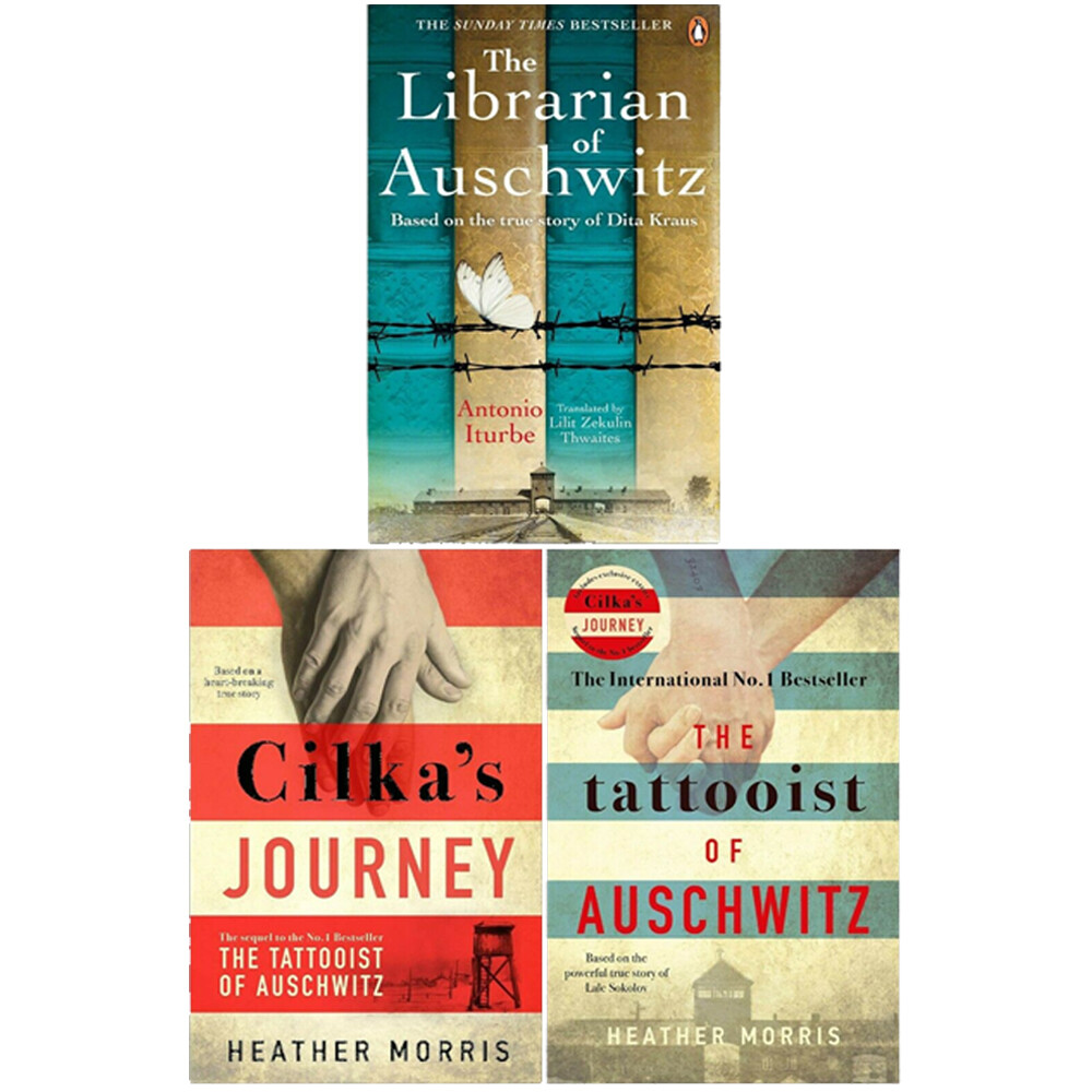 Cilka's Journey,The Librarian of Auschwitz 3 Books Collection Set NEW