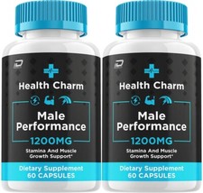 (2 Pack) Health Charm for Men Capsules – HealthCharm Pills Overall Health