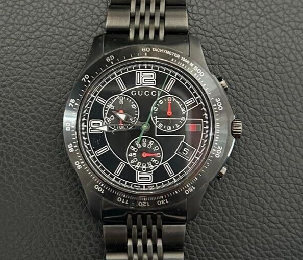 GUCCI G timeless 126.2 Chronograph Date Quartz Men's Watch from JP