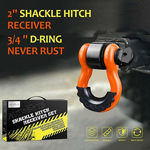 TOW HITCH RECEIVER for Vehicle Recovery Off-Road Orange 2" 45000 Lbs AUTOBOTS - Picture 7 of 7