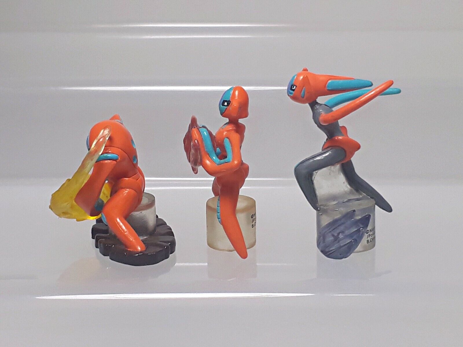 Deoxys(4 pcs)Pokemon Monster Bandai Gashapon Collection Figure Toy Japan.