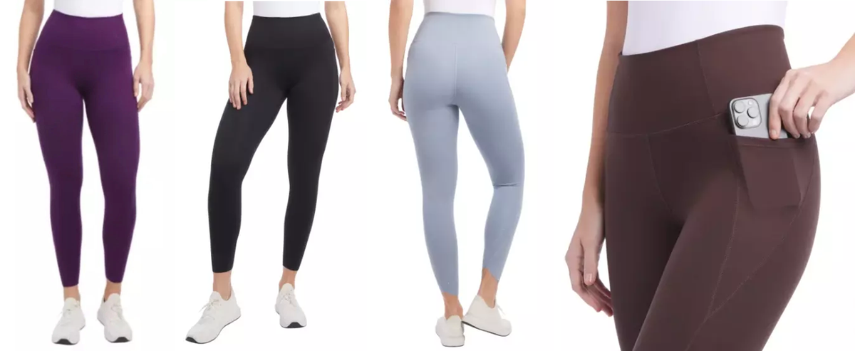 Danskin Women's High Rise Brushed Athletic Leggings (1806539) | eBay