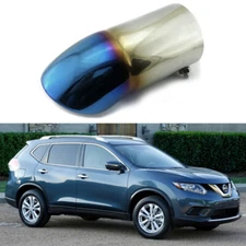 New Blue Curved Tailpipe Exhaust Muffler Tail Pipe Tip for Nissan X-TRAIL 2014